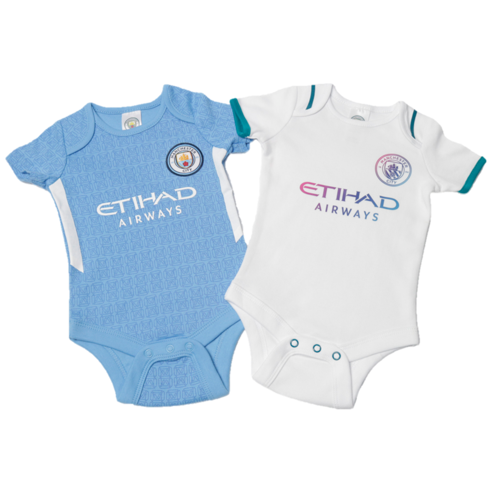 Man city football Club Baby Kit 2 pack bodysuit set MC2021 Man city football Club Baby Kit 2 pack bodysuit set MC2021